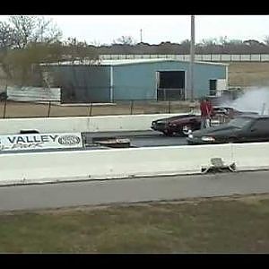 Brant's PT101 Turbocharged 1976 Camaro doing 8 64 at the track - YouTube